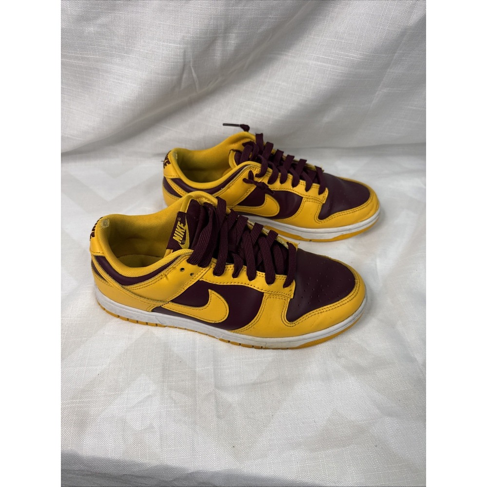 Nike Dunk Low Men's‎ Sneakers Arizona State University Gold, Size 8,DD1391-702